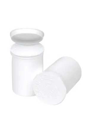 30 Dram Pop Top Vial - 1/4 Oz - White - (150 - 9450 Count)