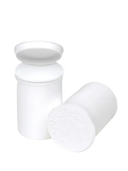 30 Dram Pop Top Vial - 1/4 Oz - White - (150 - 9450 Count)