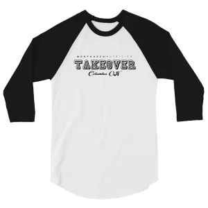 3/4 Raglan - White
