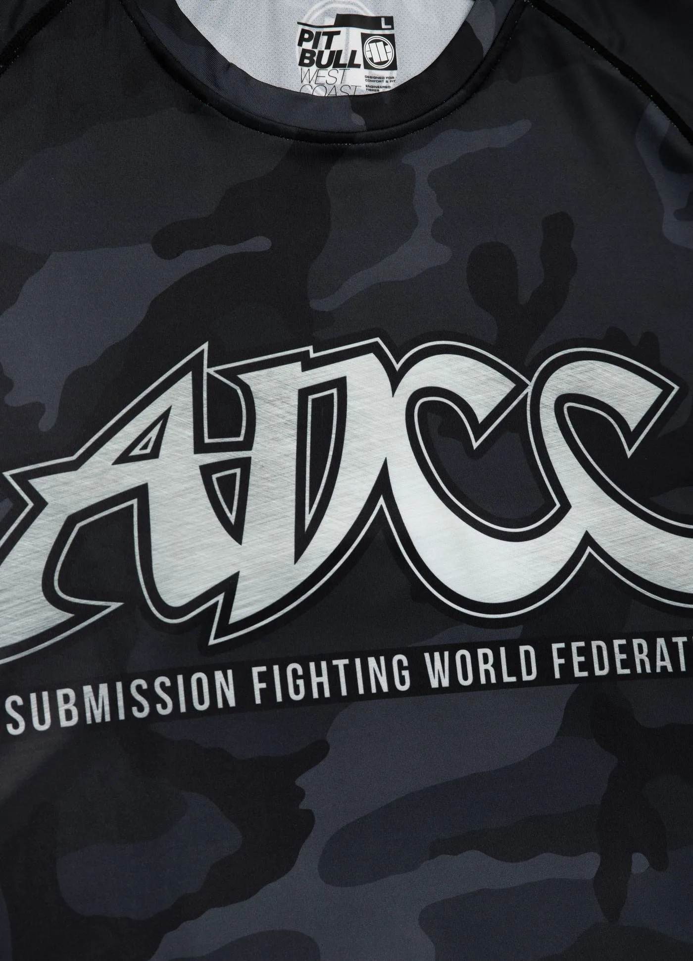ADCC II - All Black Camo Mesh T-Shirt Performance Pro Plus