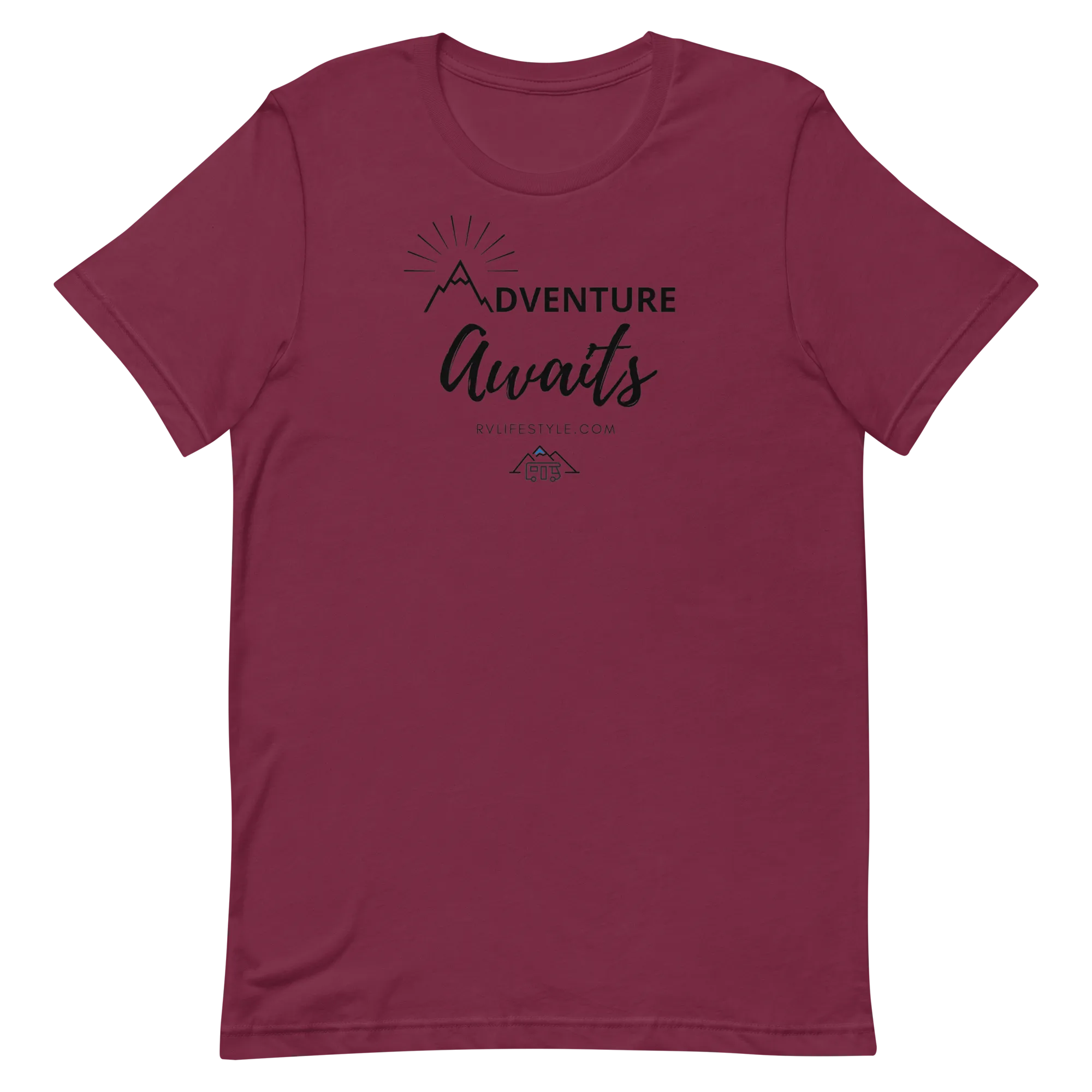 Adventure Awaits - Short-Sleeve Men and Women's T-Shirt