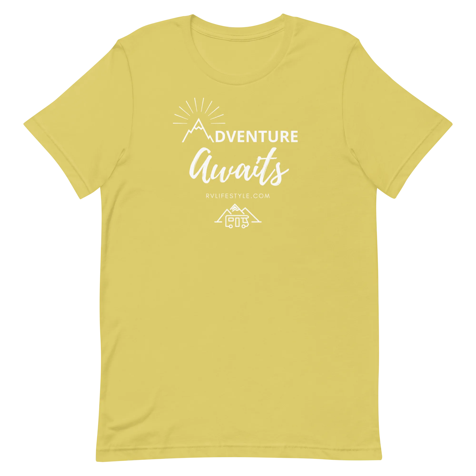 Adventure Awaits - Short-Sleeve Men and Women's T-Shirt