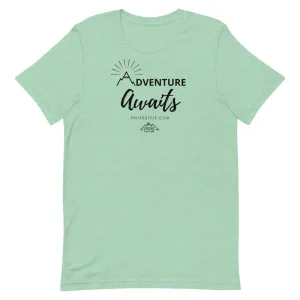 Adventure Awaits - Short-Sleeve Men and Women's T-Shirt
