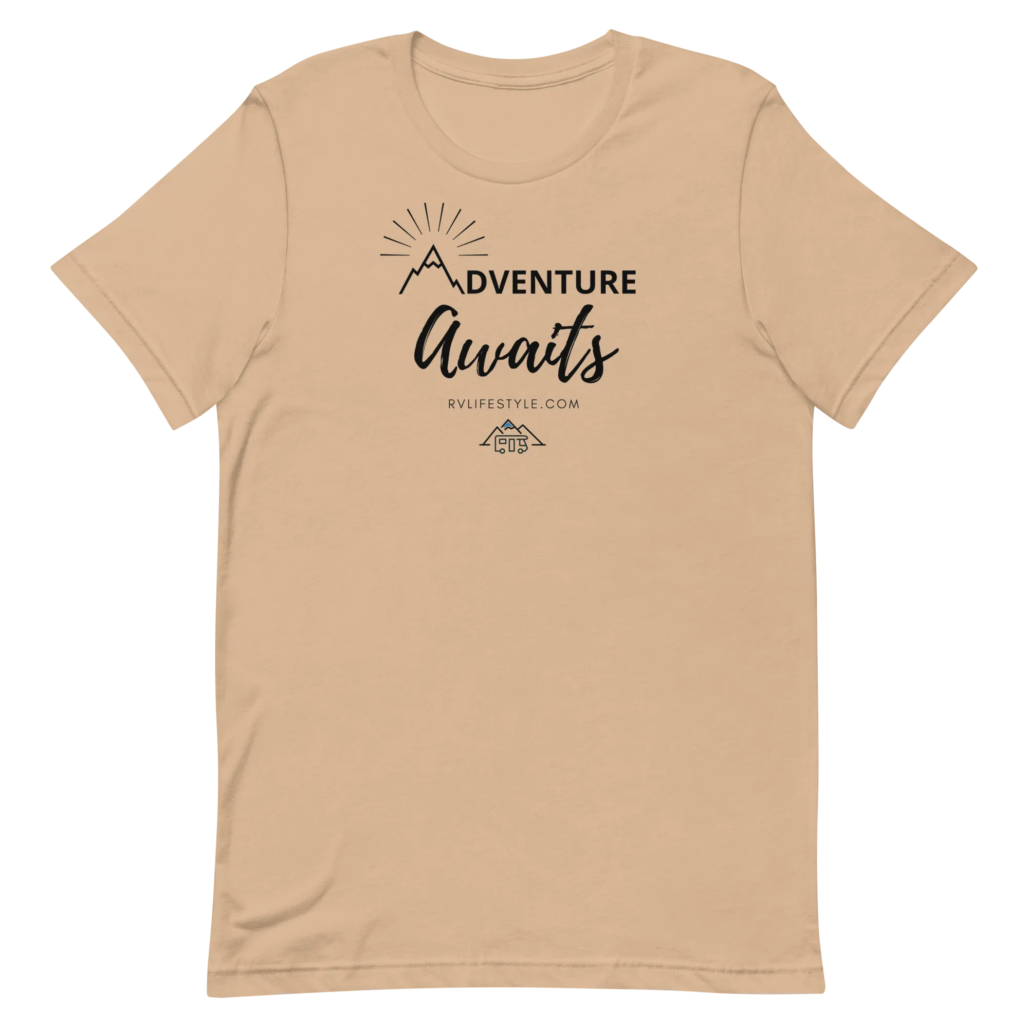 Adventure Awaits - Short-Sleeve Men and Women's T-Shirt