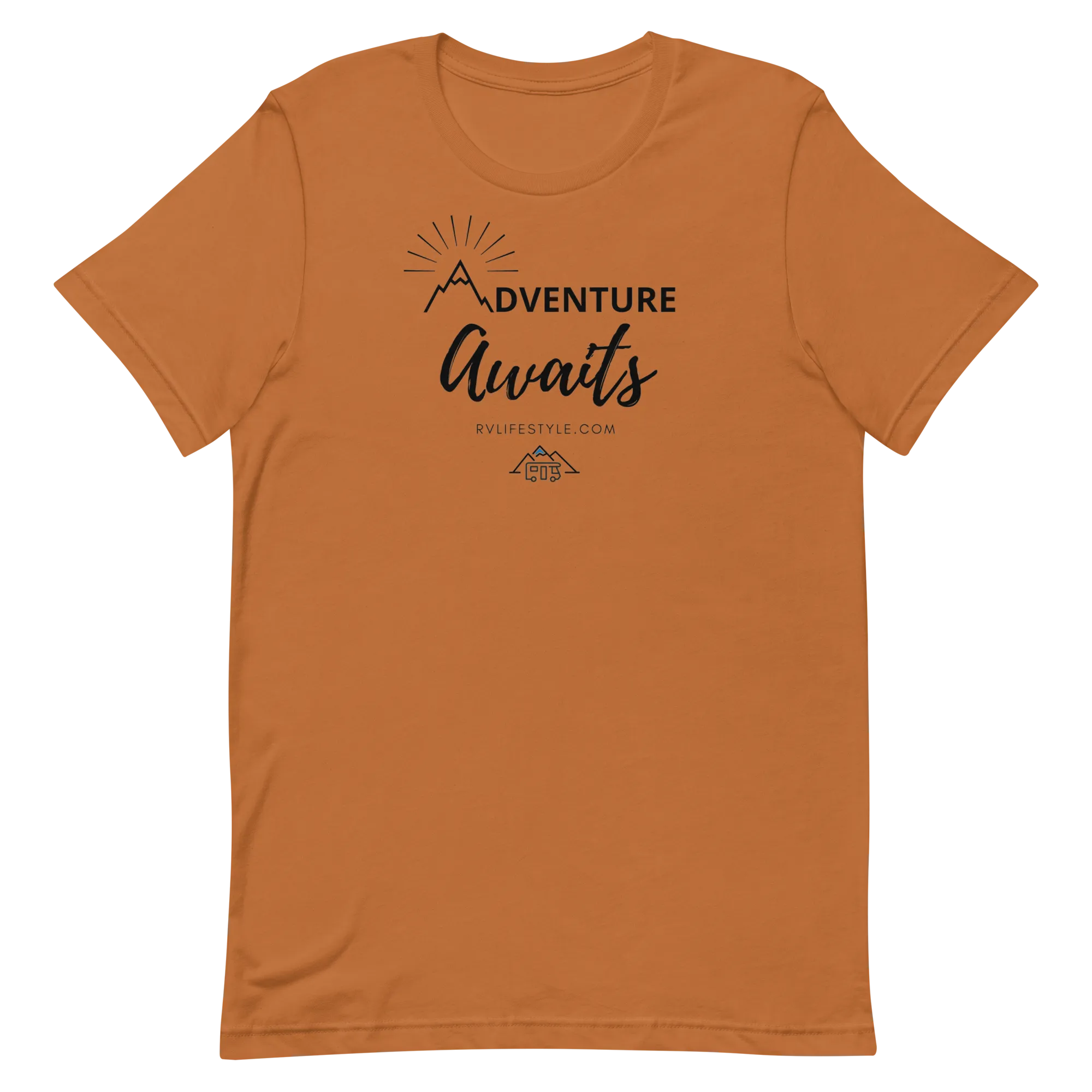 Adventure Awaits - Short-Sleeve Men and Women's T-Shirt