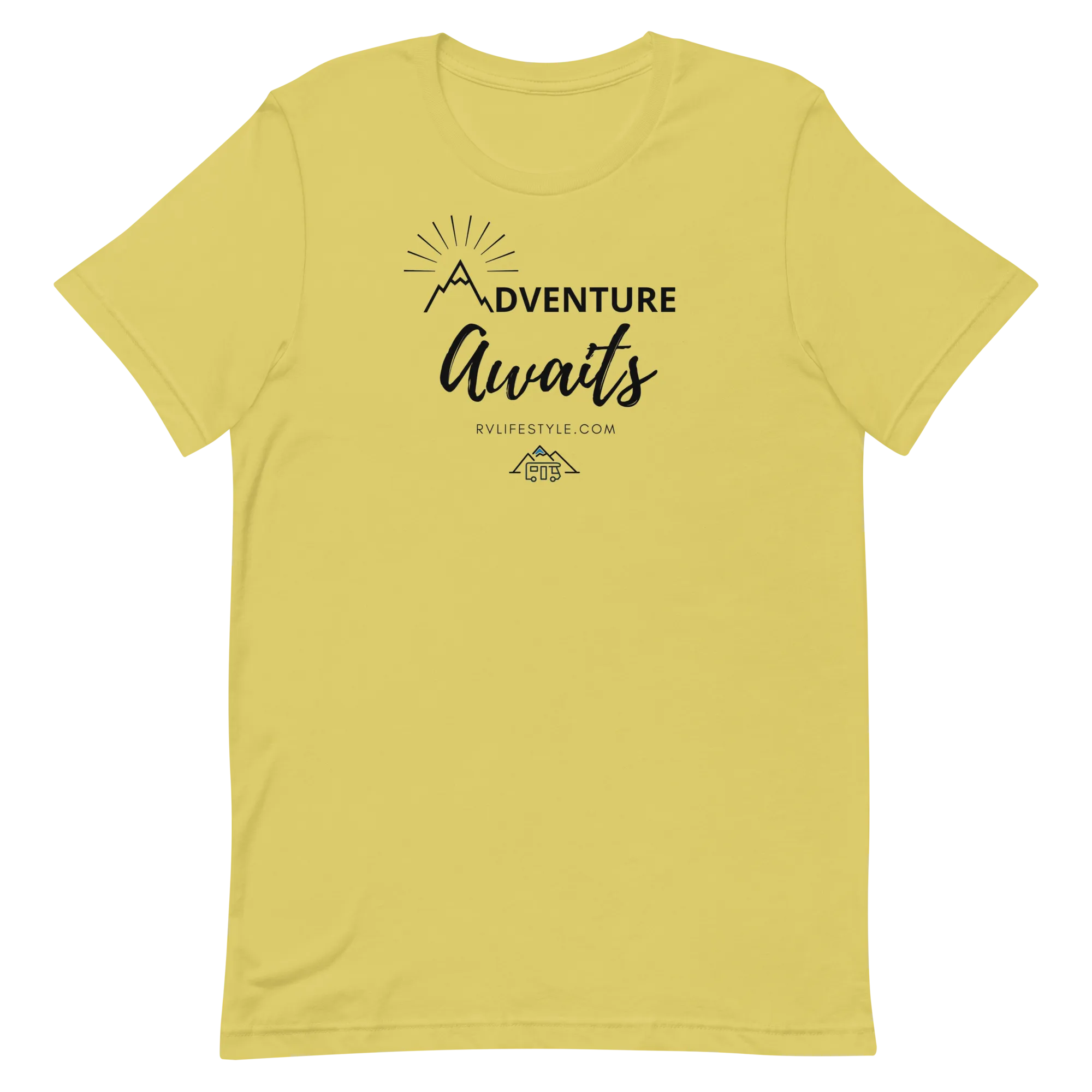 Adventure Awaits - Short-Sleeve Men and Women's T-Shirt