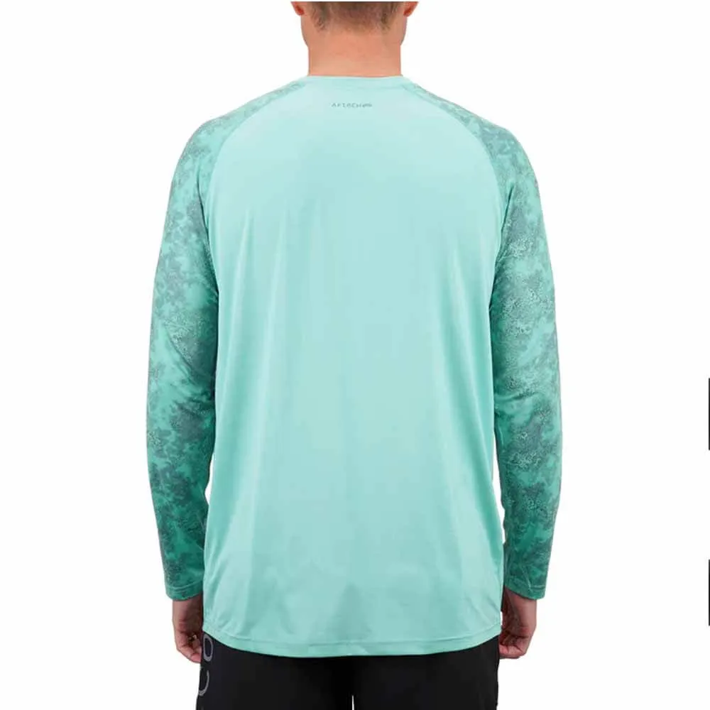 Aftco Ocean Wave Acid Camo Tactical L/S Performance Shirt