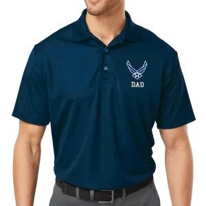 Air Force Dad Polo (Navy)