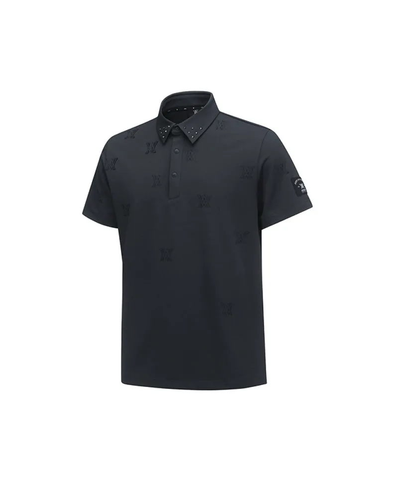 ANEW Men's Logo Point DTP Short T-Shirt - D/Gray
