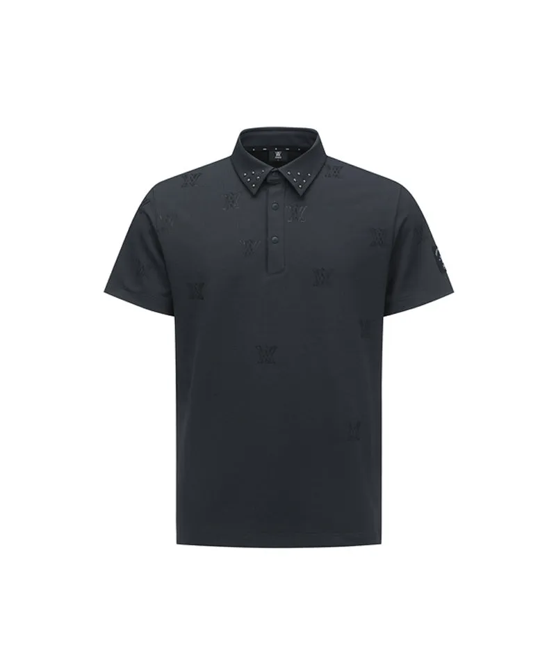 ANEW Men's Logo Point DTP Short T-Shirt - D/Gray