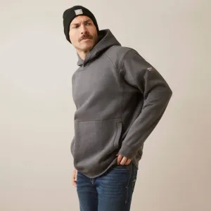 Ariat Men's Flame Resistant Rev Pullover Workwear Hoodie Charcoal - 10046643