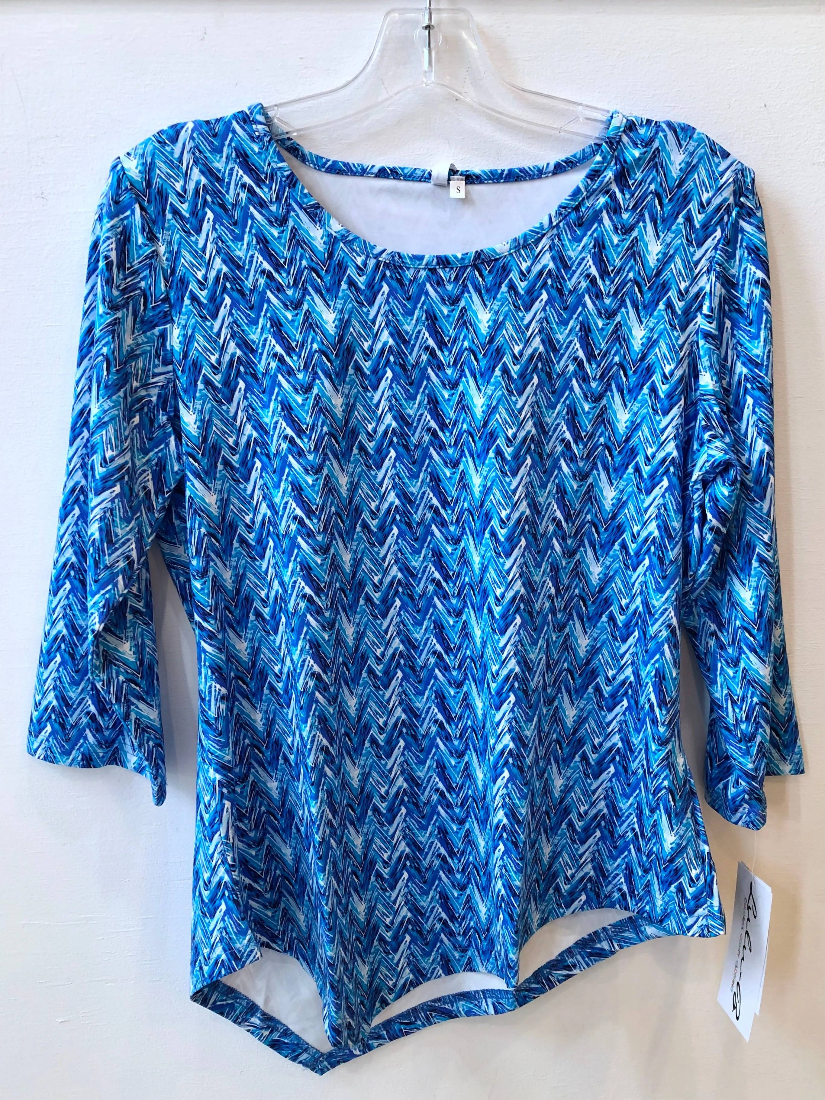 Asymmetric Scoop Neck Top - CHBL FINAL SALE
