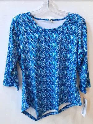Asymmetric Scoop Neck Top - CHBL FINAL SALE