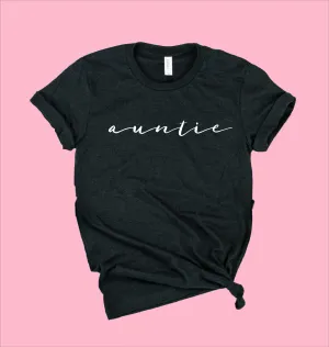 Auntie Shirt | Aunt Shirts | Unisex Crew