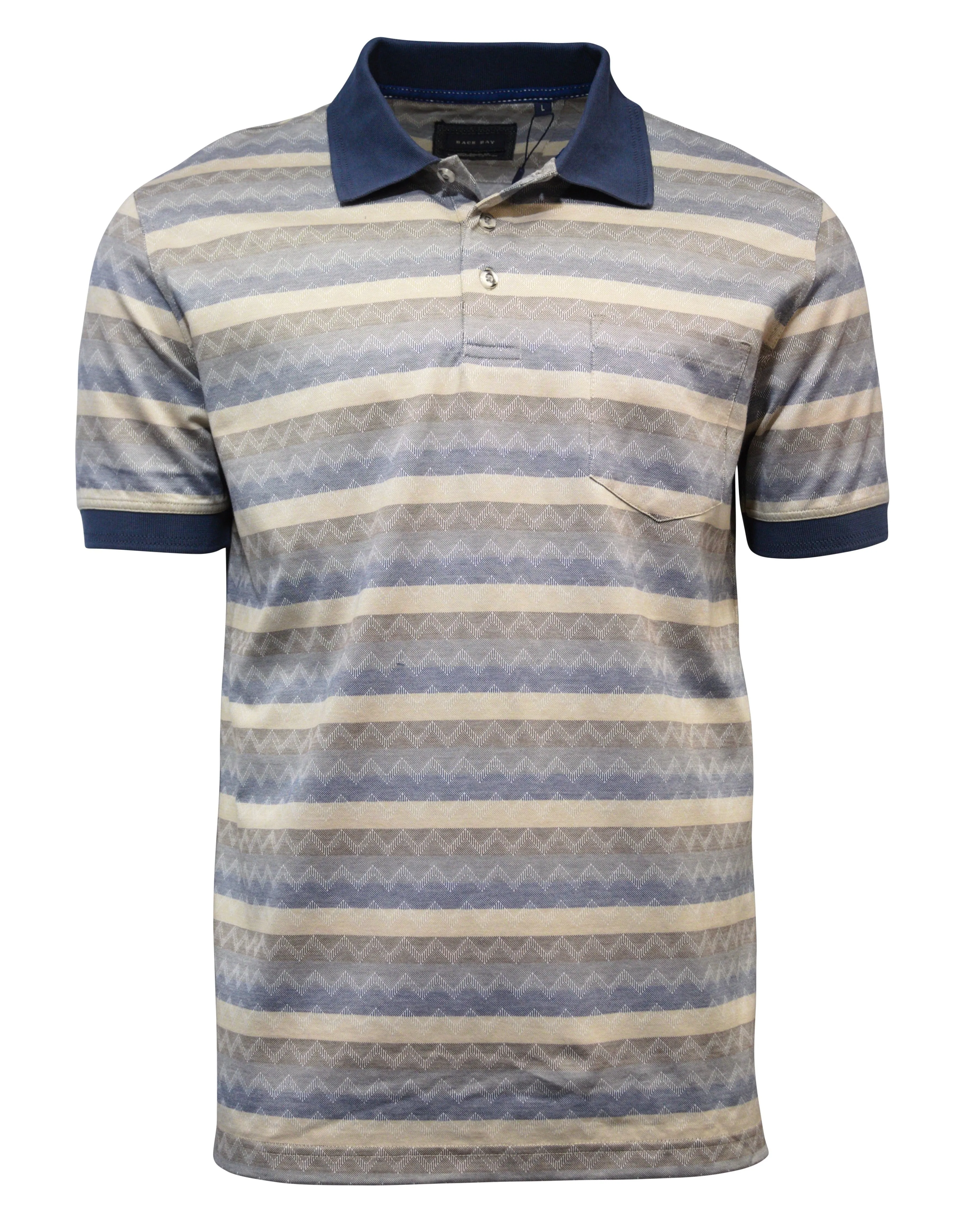 Back Bay Mercerised Cotton Jacquard Polo