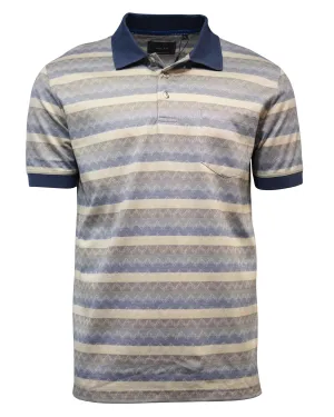Back Bay Mercerised Cotton Jacquard Polo