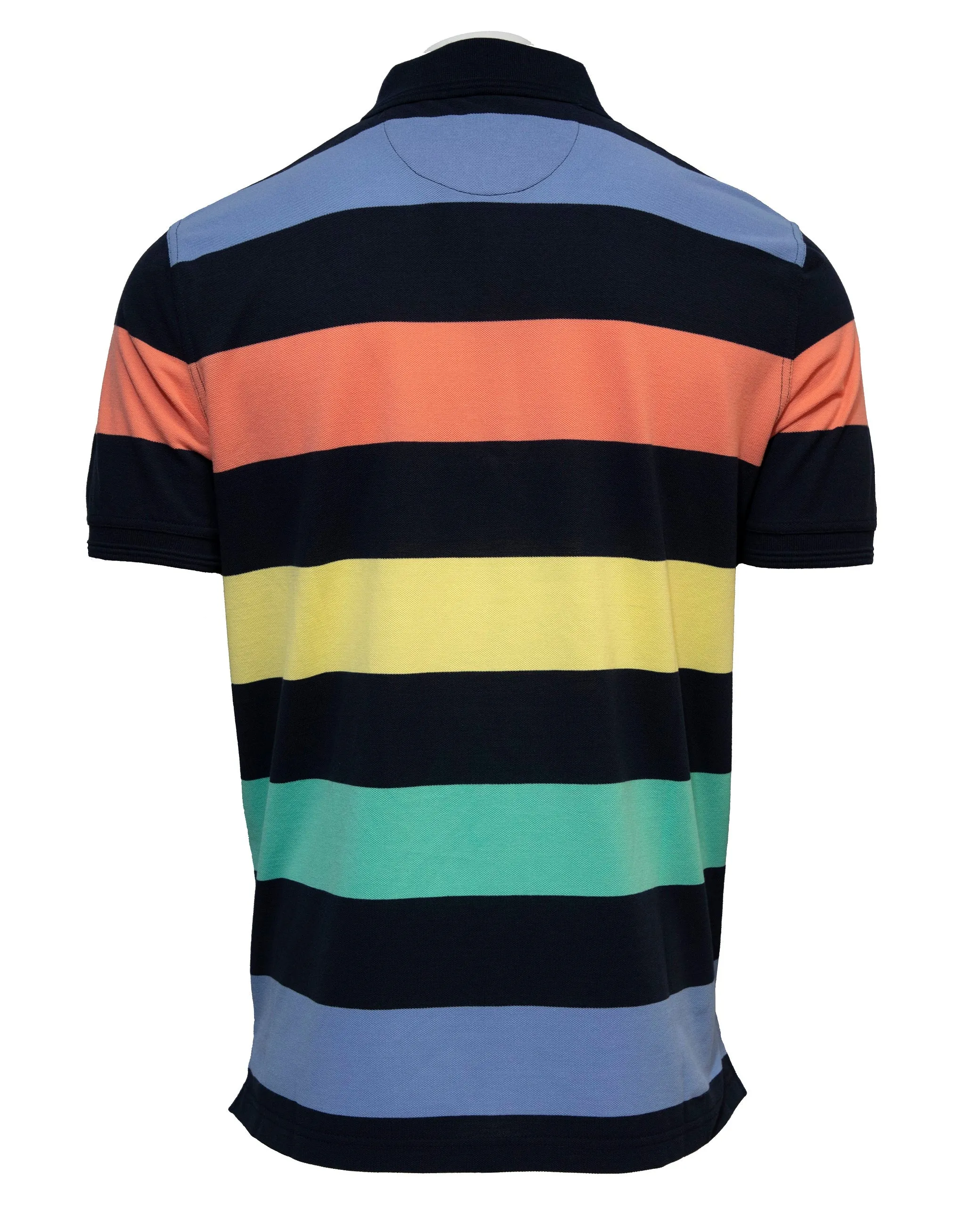 Back Bay Multi Block Stripe Polo