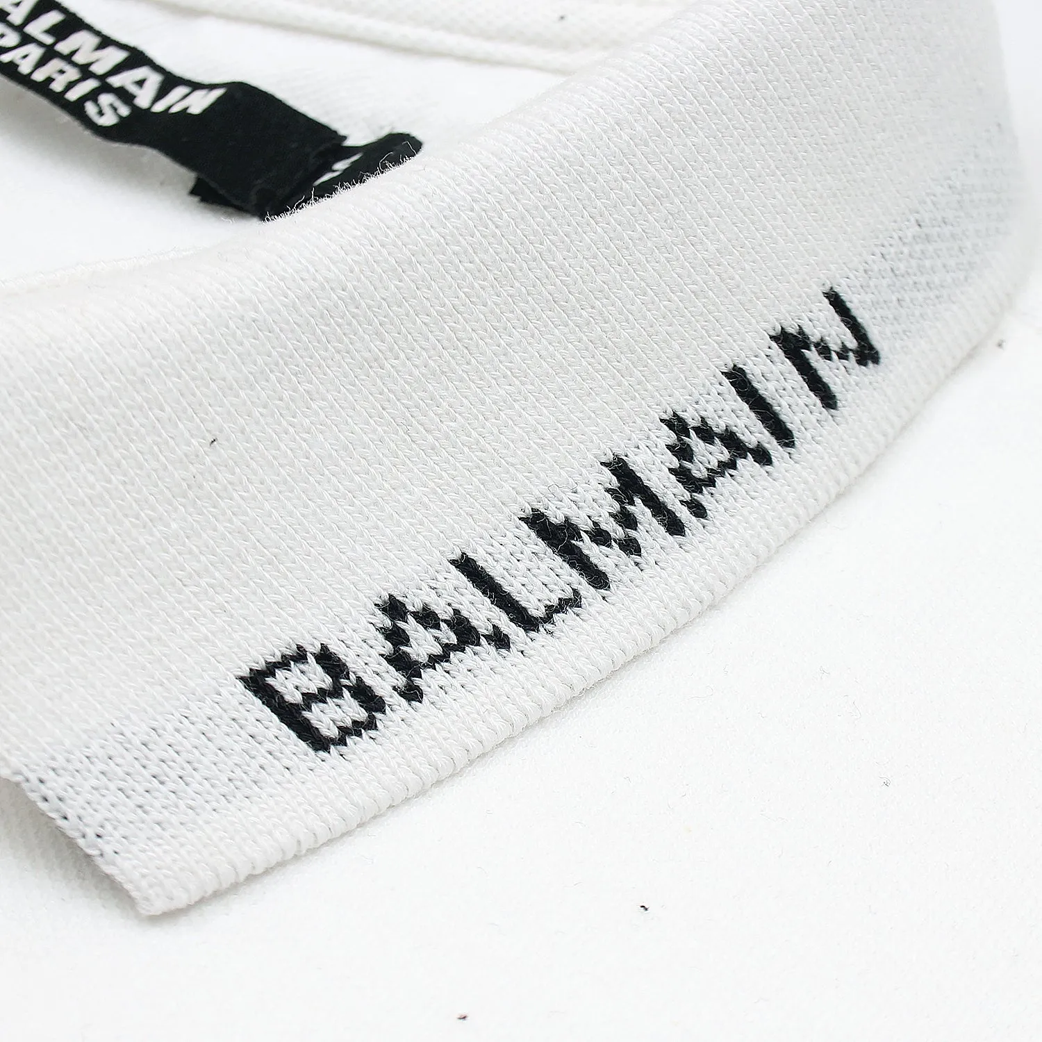 Balmain Basic White Polo Shirt