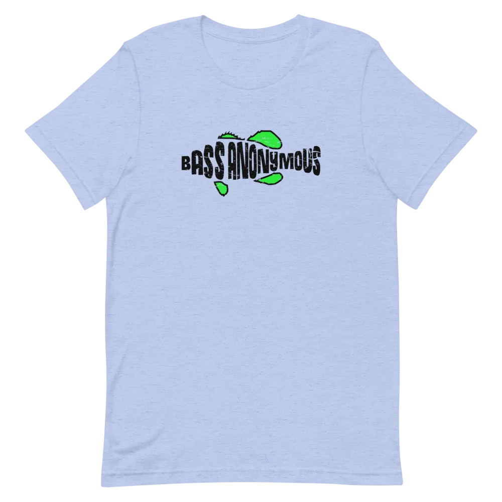 Bass Anonymous Jesus "The first fish finder" Black w green logo