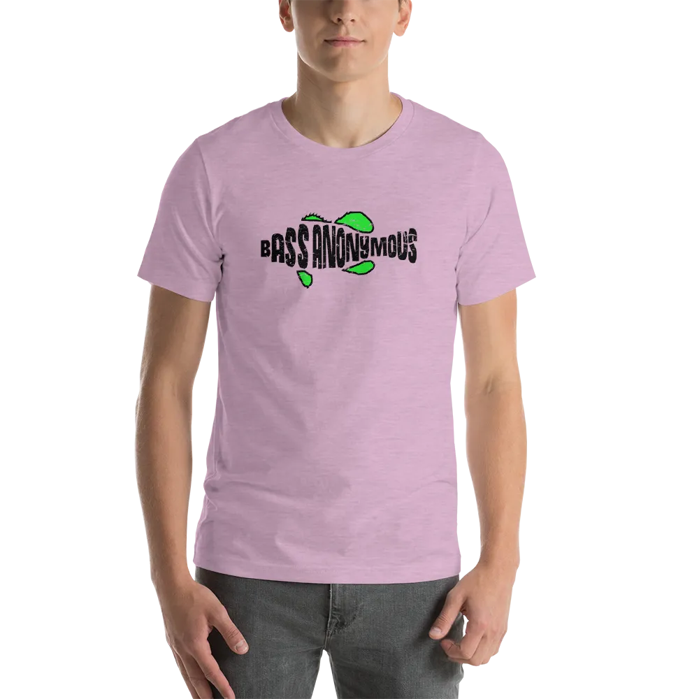 Bass Anonymous Jesus "The first fish finder" Black w green logo