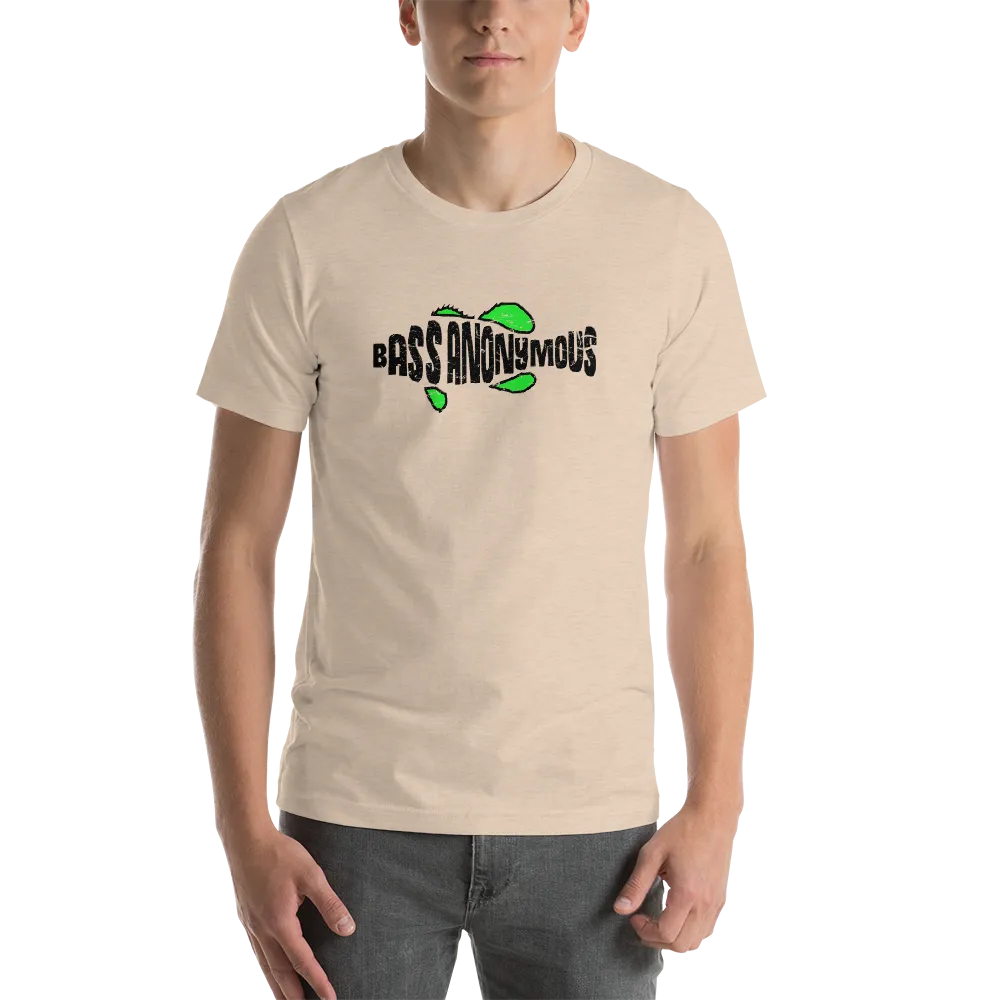 Bass Anonymous Jesus "The first fish finder" Black w green logo