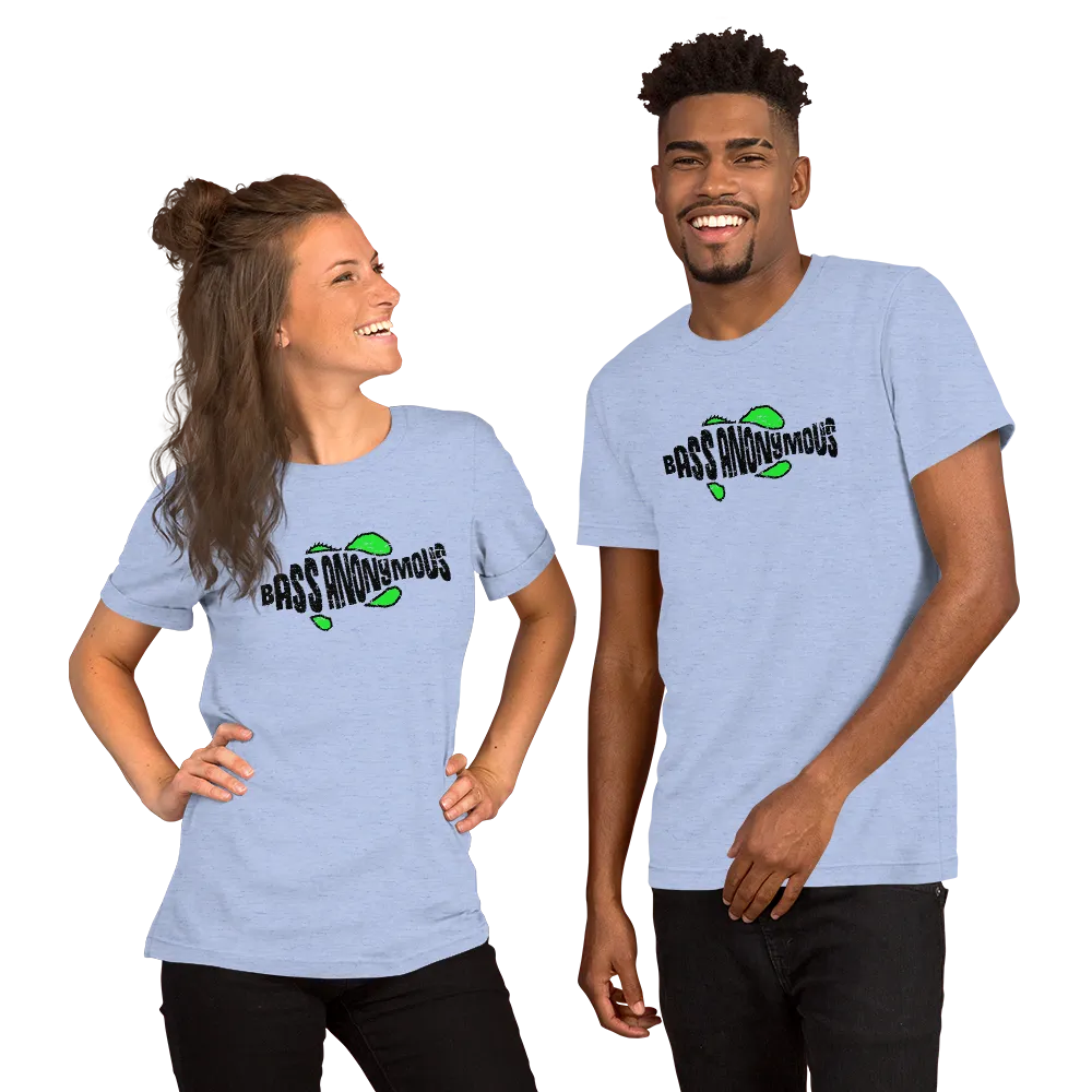 Bass Anonymous Jesus "The first fish finder" Black w green logo