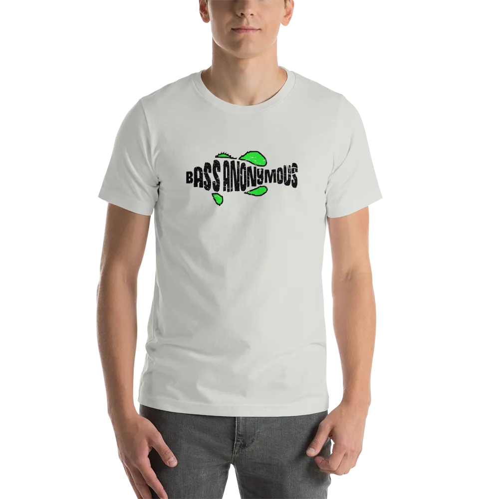 Bass Anonymous Jesus "The first fish finder" Black w green logo