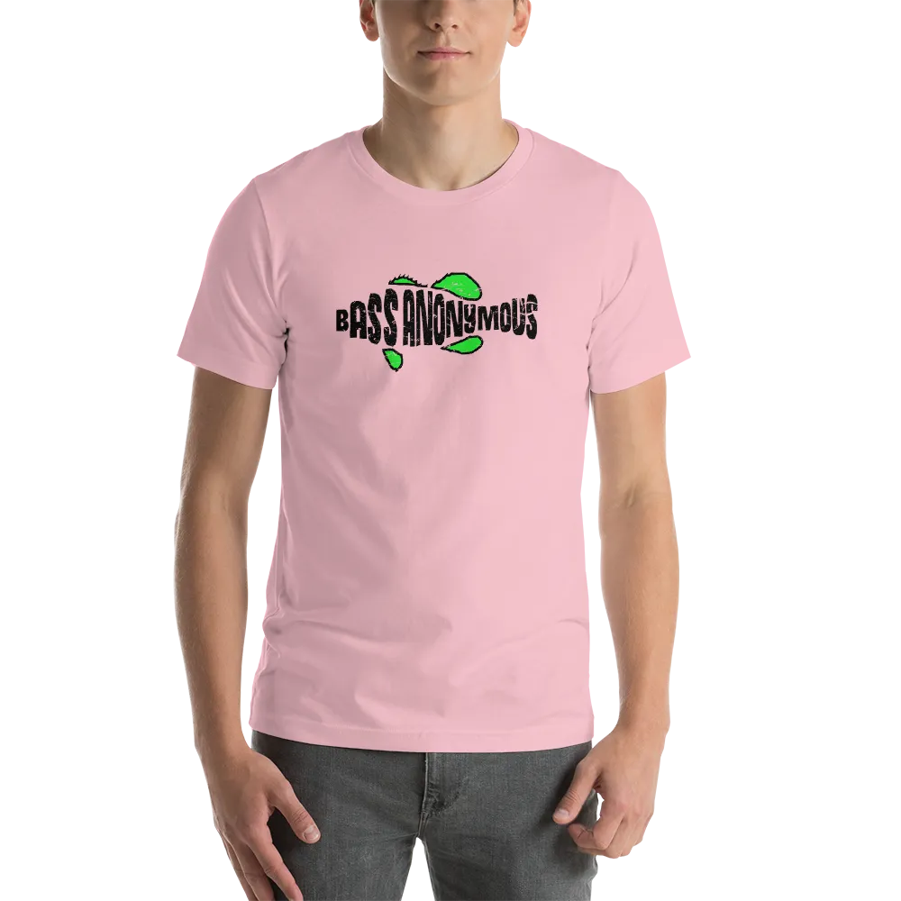 Bass Anonymous Jesus "The first fish finder" Black w green logo
