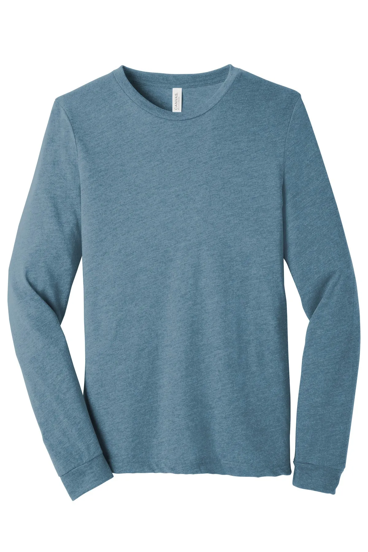 BELLA CANVAS Unisex Triblend Long Sleeve Tee BC3513 Denim Triblend