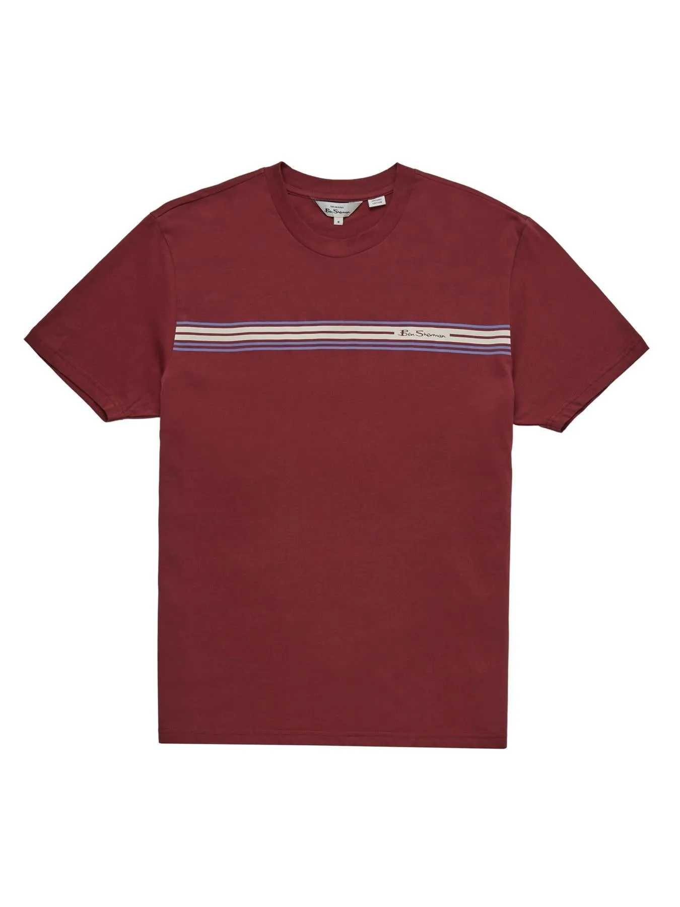 Ben Sherman Men's Plus Size Signature Stripe T-Shirt 2XL to 5XL