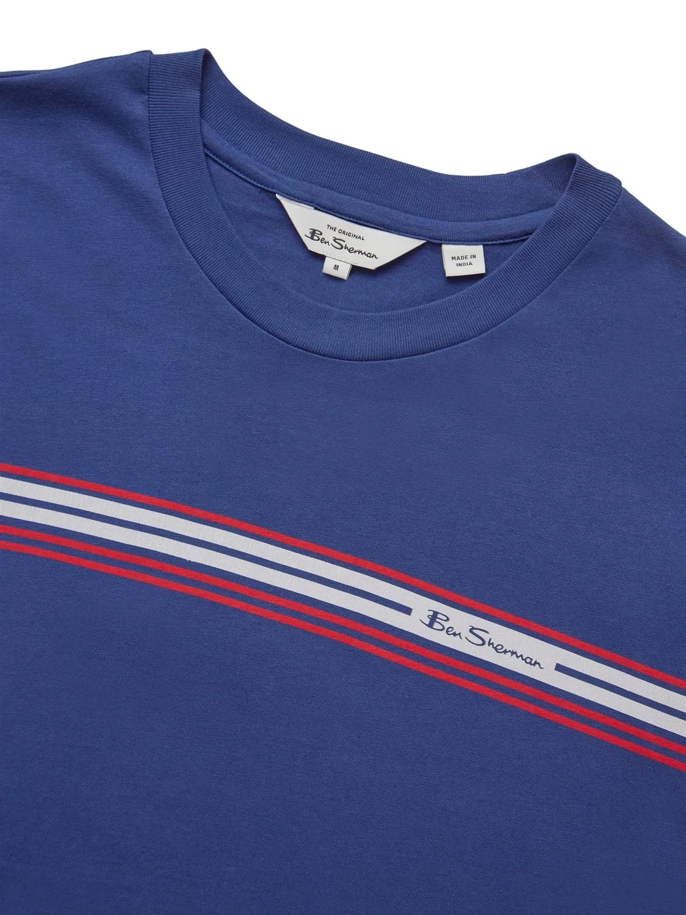 Ben Sherman Men's Plus Size Signature Stripe T-Shirt 2XL to 5XL