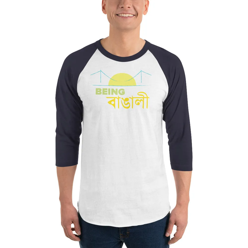 Bengali Unisex Fine Jersey Raglan Tee   - Being Bangali