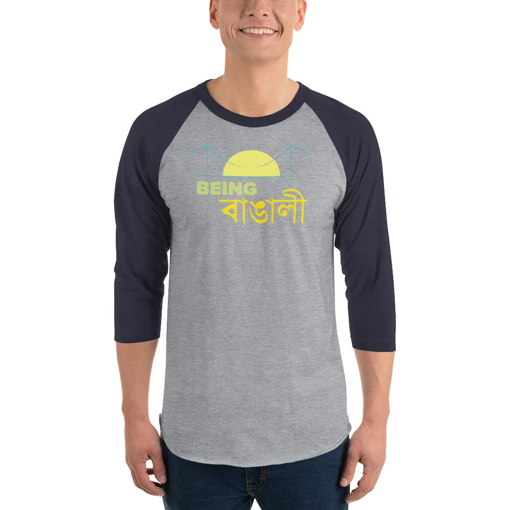 Bengali Unisex Fine Jersey Raglan Tee   - Being Bangali