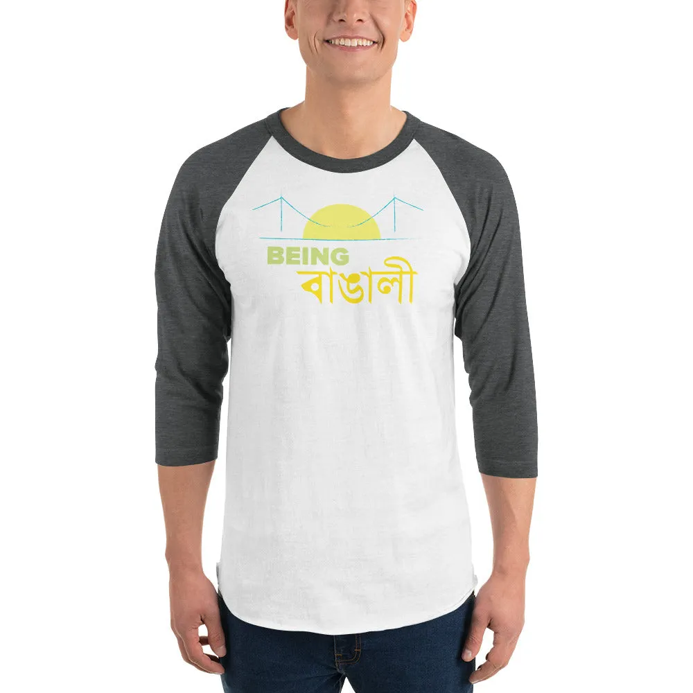Bengali Unisex Fine Jersey Raglan Tee   - Being Bangali