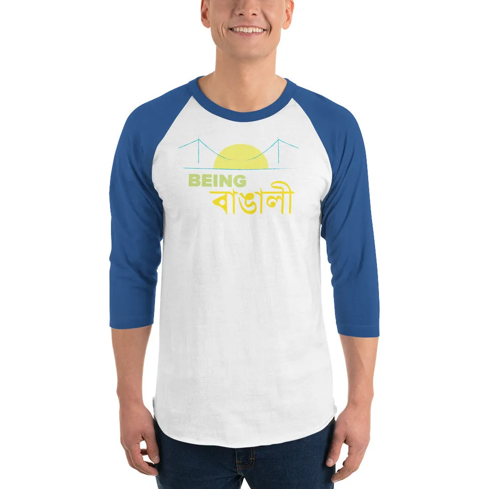 Bengali Unisex Fine Jersey Raglan Tee   - Being Bangali