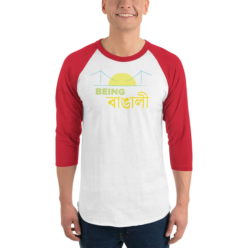 Bengali Unisex Fine Jersey Raglan Tee   - Being Bangali