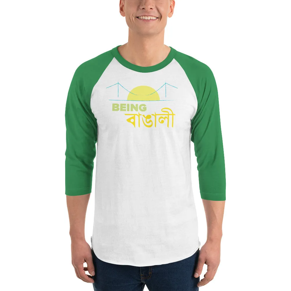 Bengali Unisex Fine Jersey Raglan Tee   - Being Bangali
