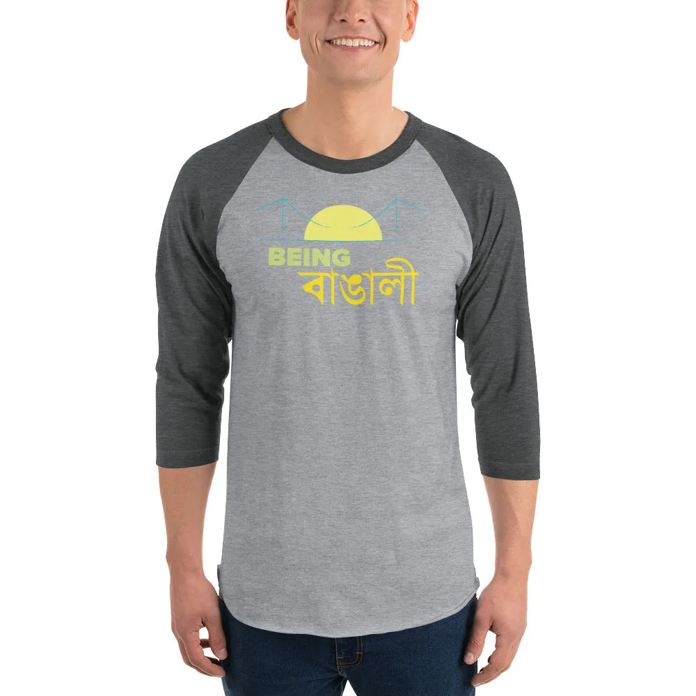 Bengali Unisex Fine Jersey Raglan Tee   - Being Bangali