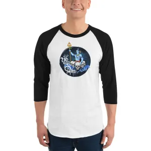 Bengali Unisex Fine Jersey Raglan Tee - Om Namah Shivay-01