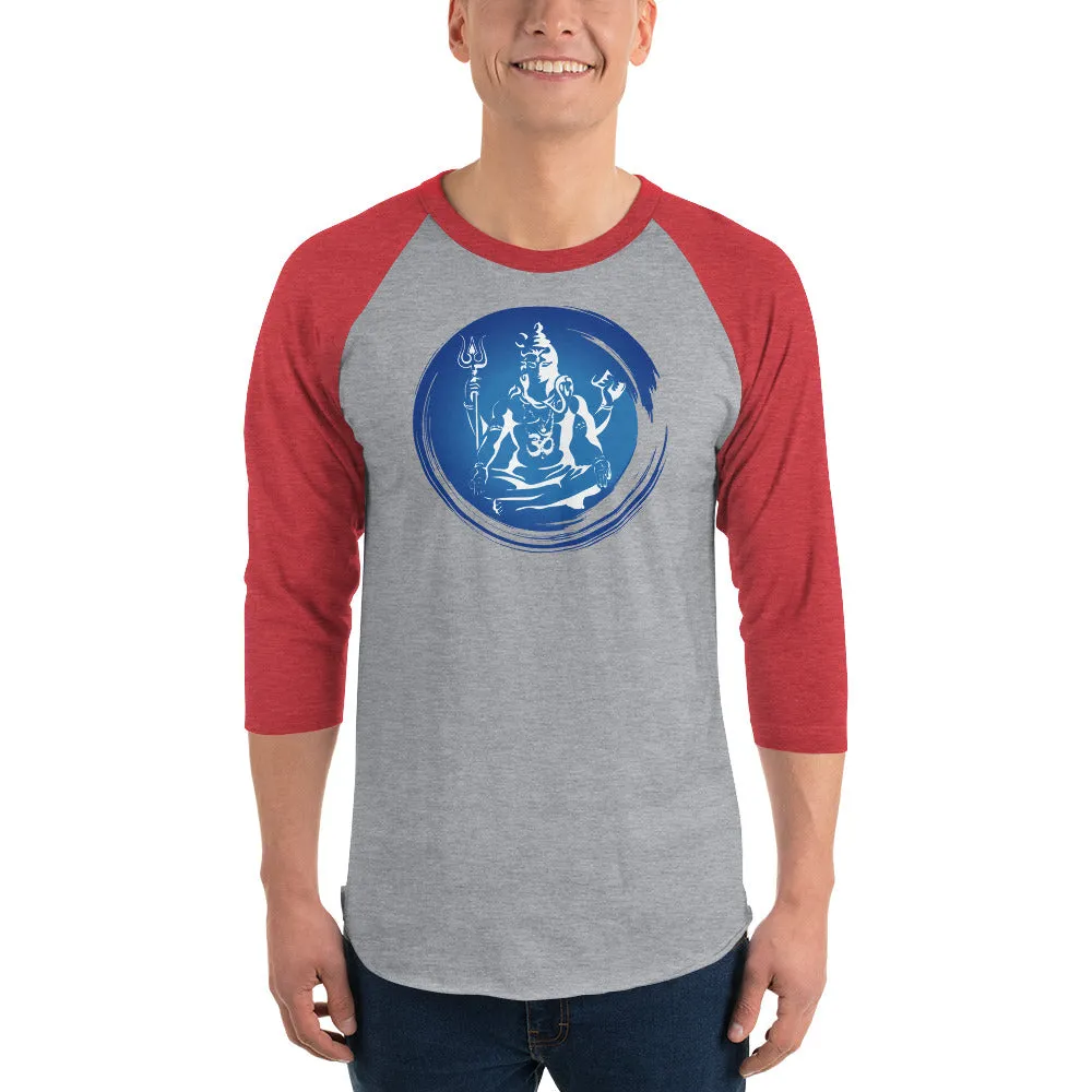 Bengali Unisex Fine Jersey Raglan Tee - Om