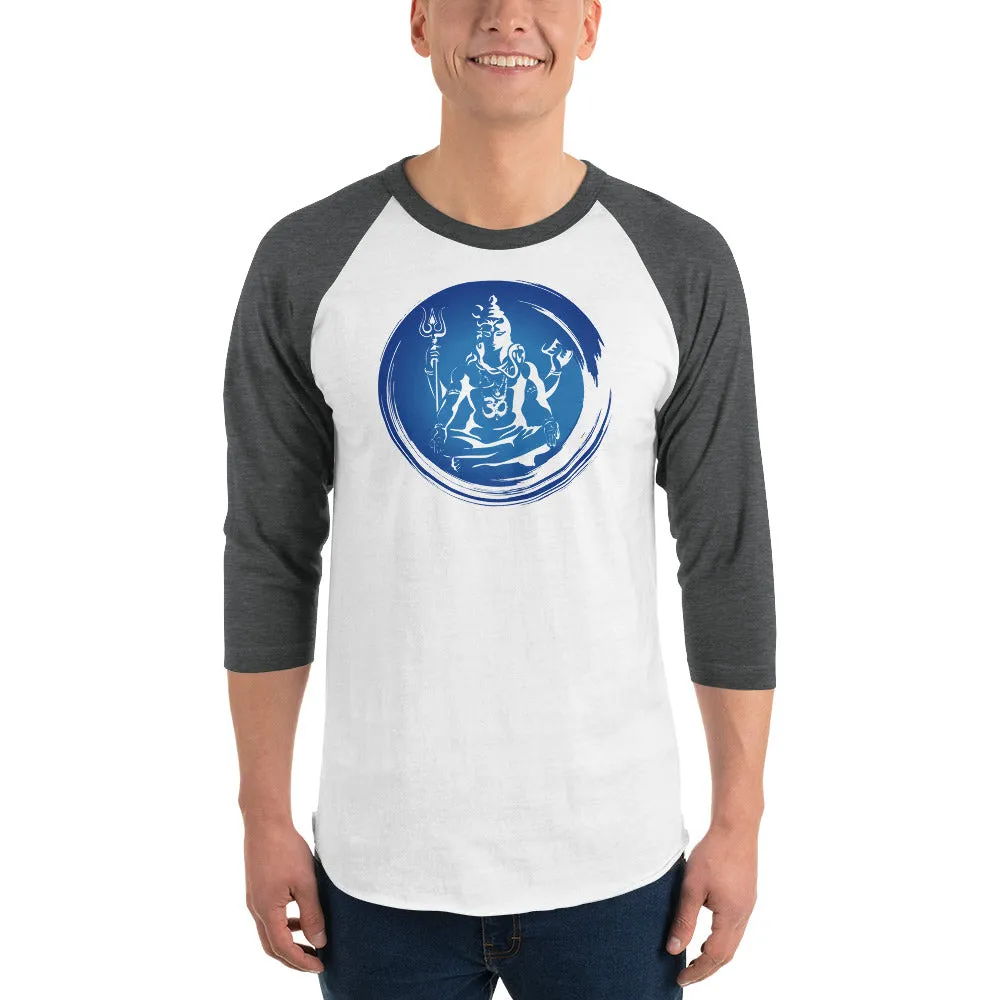 Bengali Unisex Fine Jersey Raglan Tee - Om