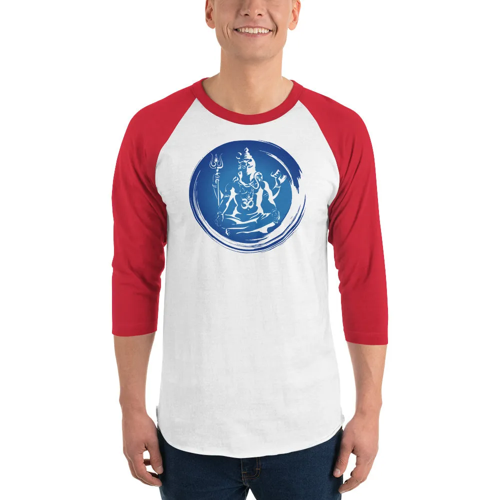 Bengali Unisex Fine Jersey Raglan Tee - Om