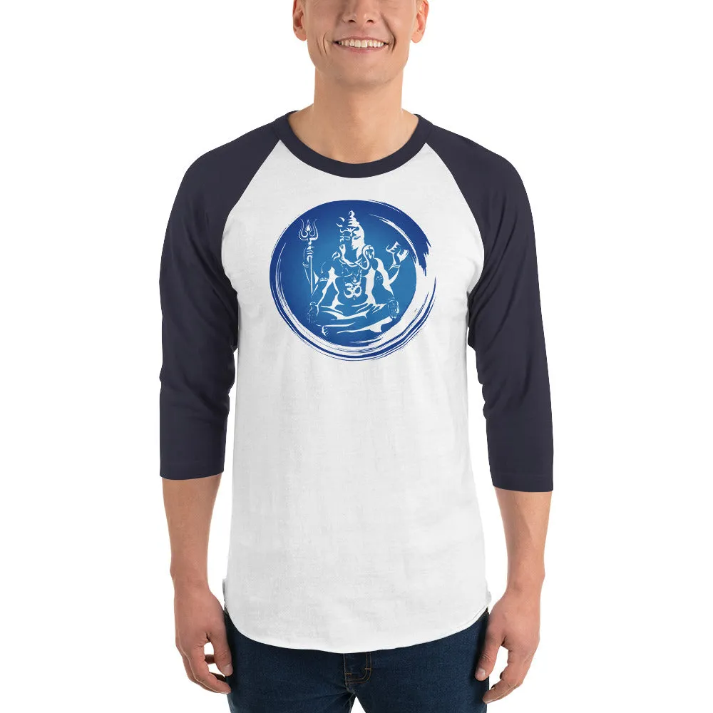 Bengali Unisex Fine Jersey Raglan Tee - Om