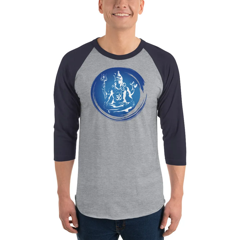 Bengali Unisex Fine Jersey Raglan Tee - Om