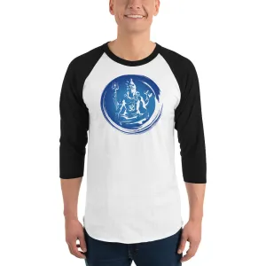 Bengali Unisex Fine Jersey Raglan Tee - Om