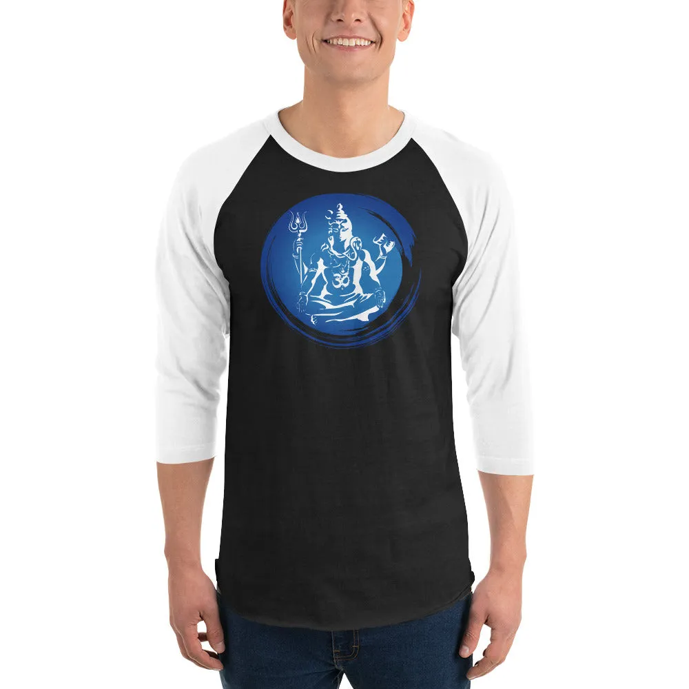 Bengali Unisex Fine Jersey Raglan Tee - Om