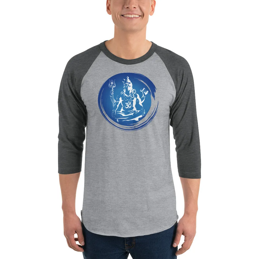 Bengali Unisex Fine Jersey Raglan Tee - Om