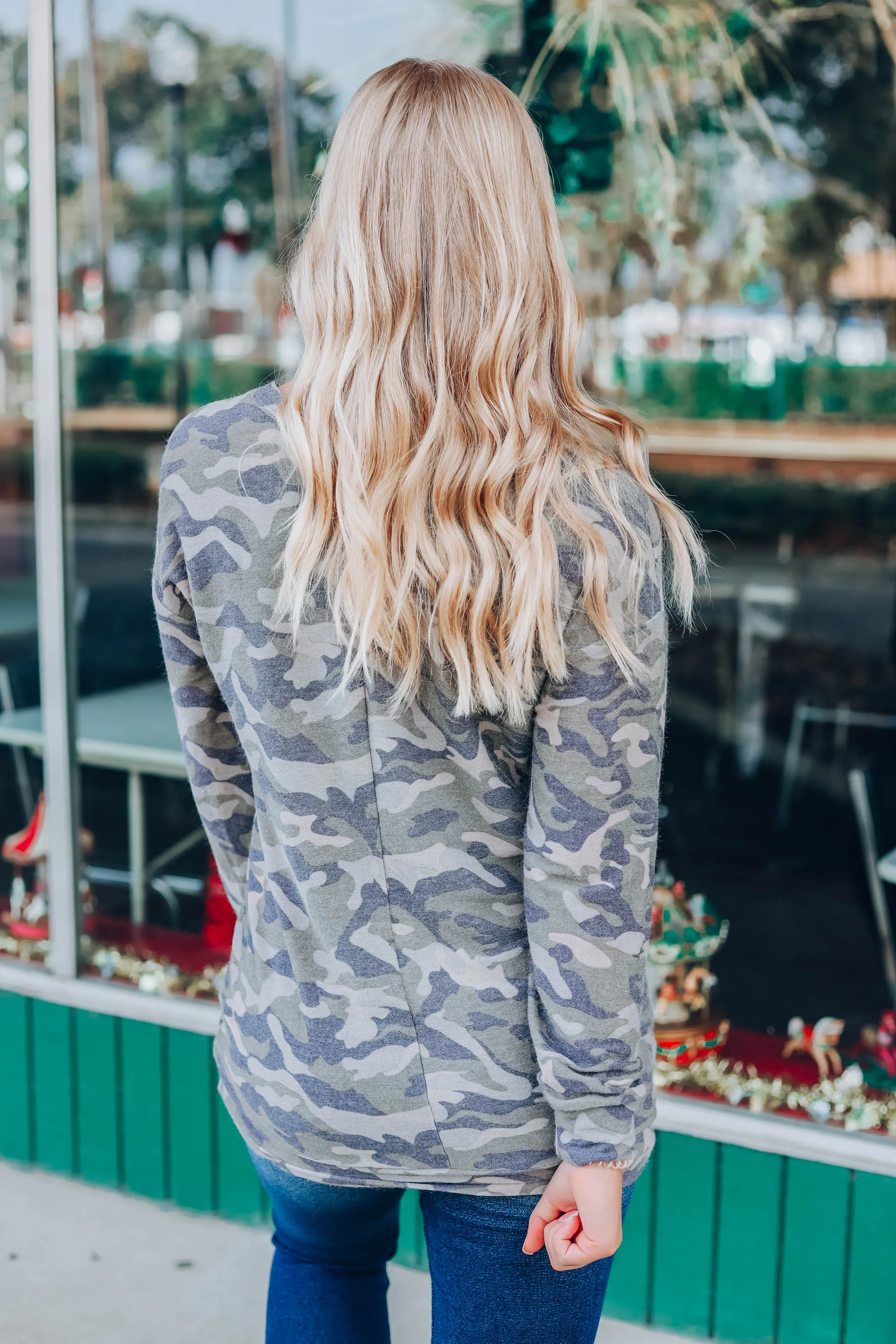 Best Mom Ever Graphic Top - Camo