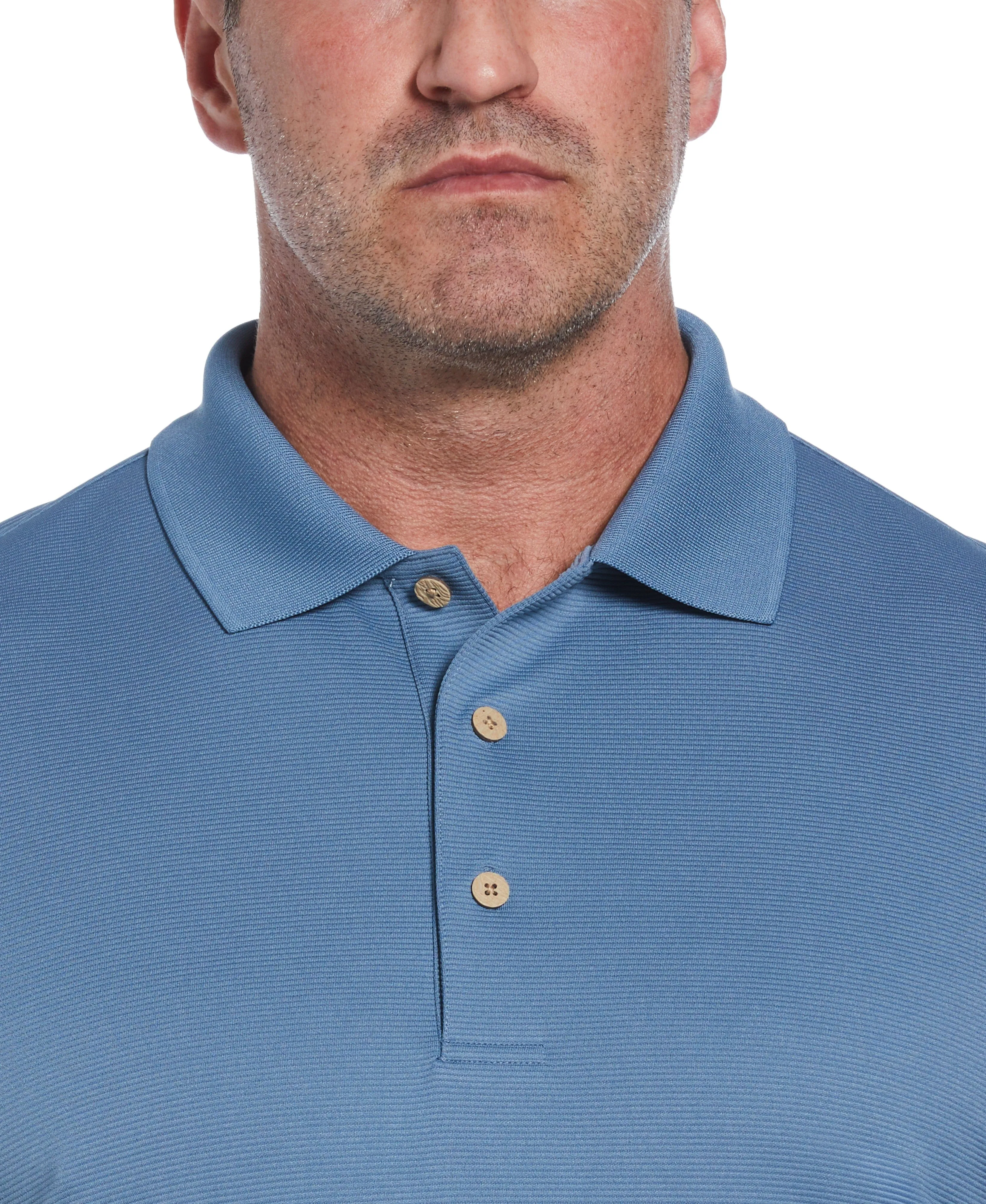 Big & Tall Solid Textured Polo