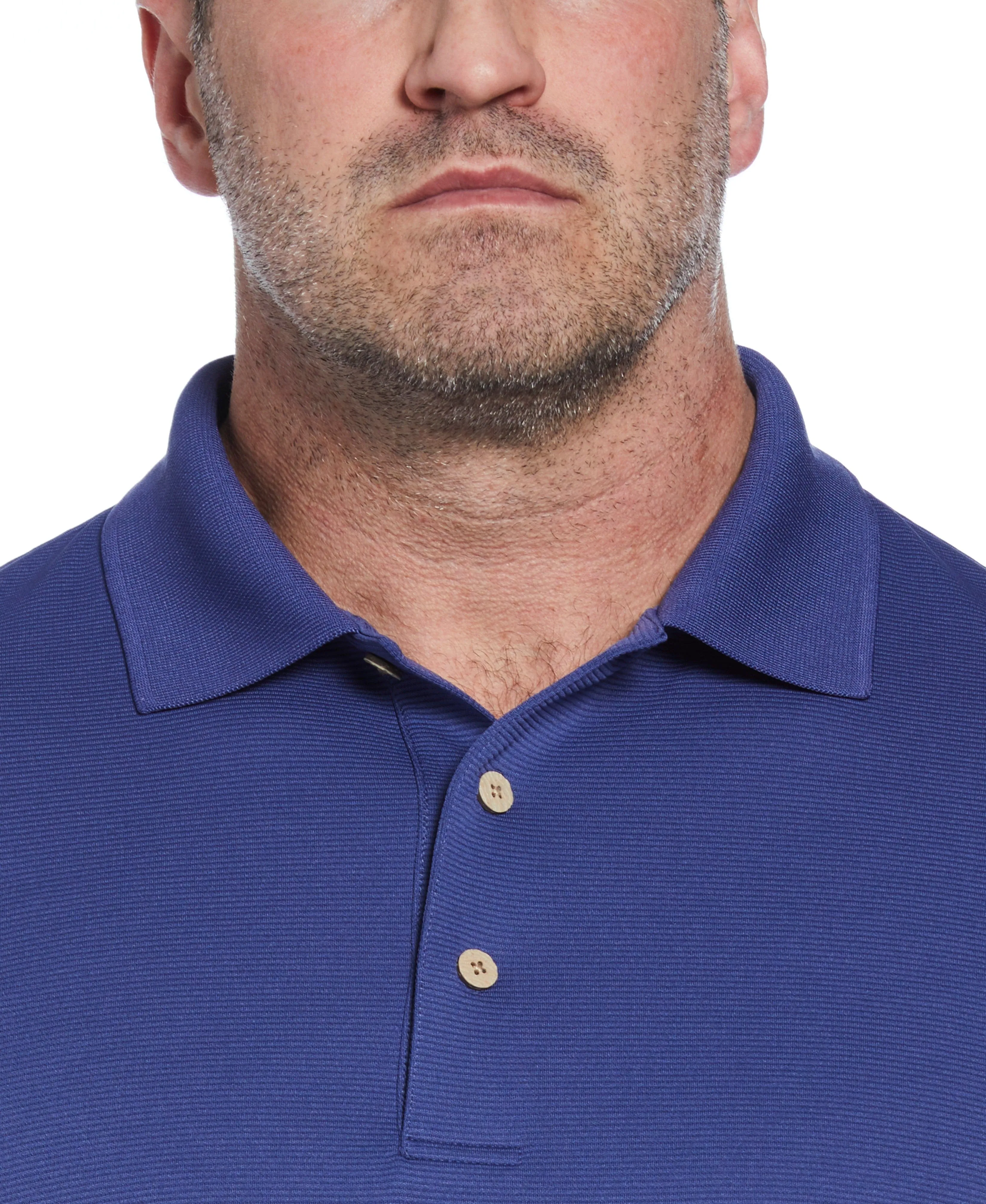 Big & Tall Solid Textured Polo
